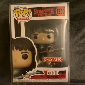 Funko Pop Stranger Things - Eddie with Guitar Target Exclusive MINT w/protector